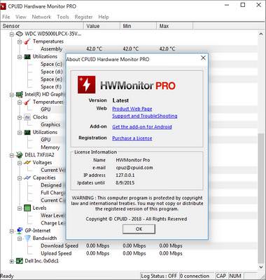 HWMonitor Pro 1.53 instal the last version for mac